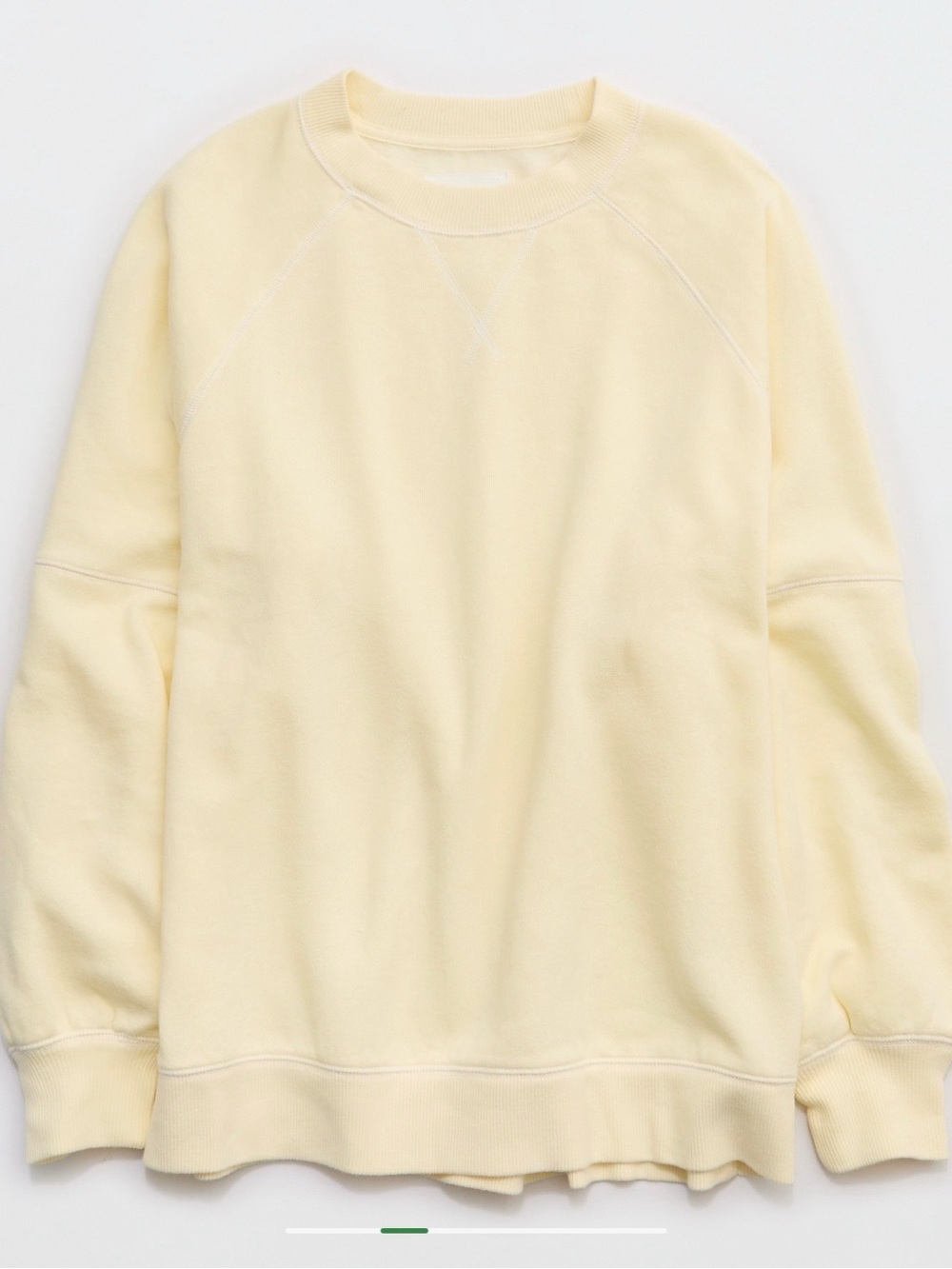 Aerie Go-To Boyfriend Sweatshirt – Cozy Yellow XXL